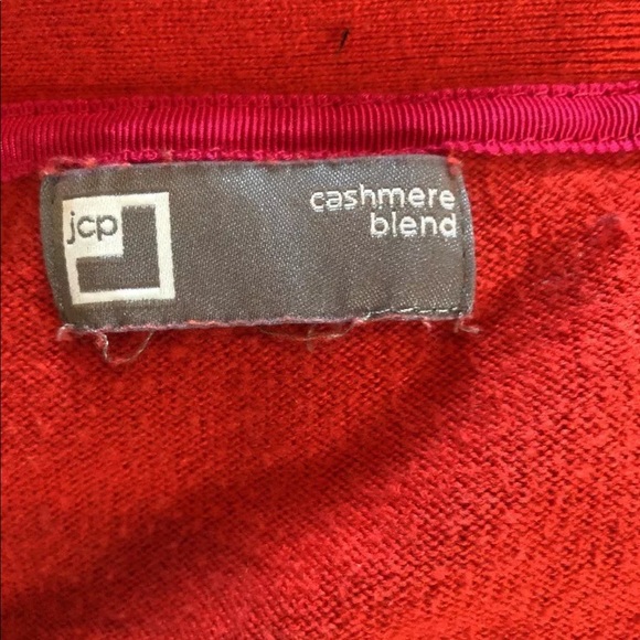 JCP Women's Cardigan Knit Cashmere Blend Cardigan - Picture 5 of 5